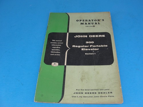 John Deere Operators Manual Van Brunt Model "H" Lime Distributor - Picture 3 of 3