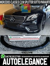 UNTER FRONTSTOßSTANGE MERCEDES E-KLASSE C238 AMG SPLITTER ABS SCHWARZ LUIDO --