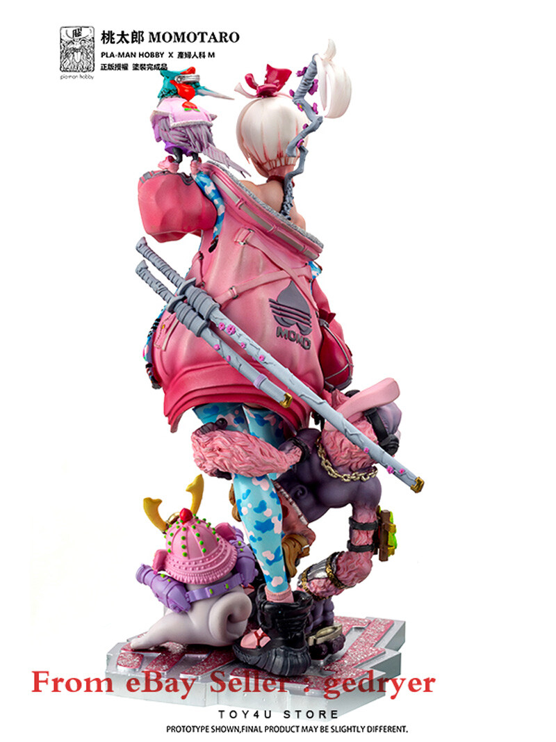 ヌ*い様 pla-man hobby 桃太郎 MOMOTARO フィギュア NEW PLA-MAN HOBBY Toys Momotaro statue decoration Figure In Stock