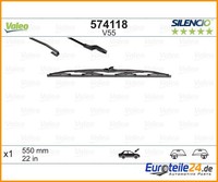 Wischblatt Silencio Conventional Single Valeo 574118 FüR Vw