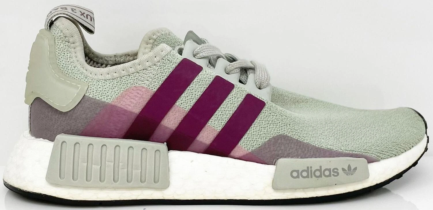 adidas gazelle silver green womens Shop White Womens adidas NMD R1 Slip On Sneakers – Shoebacca