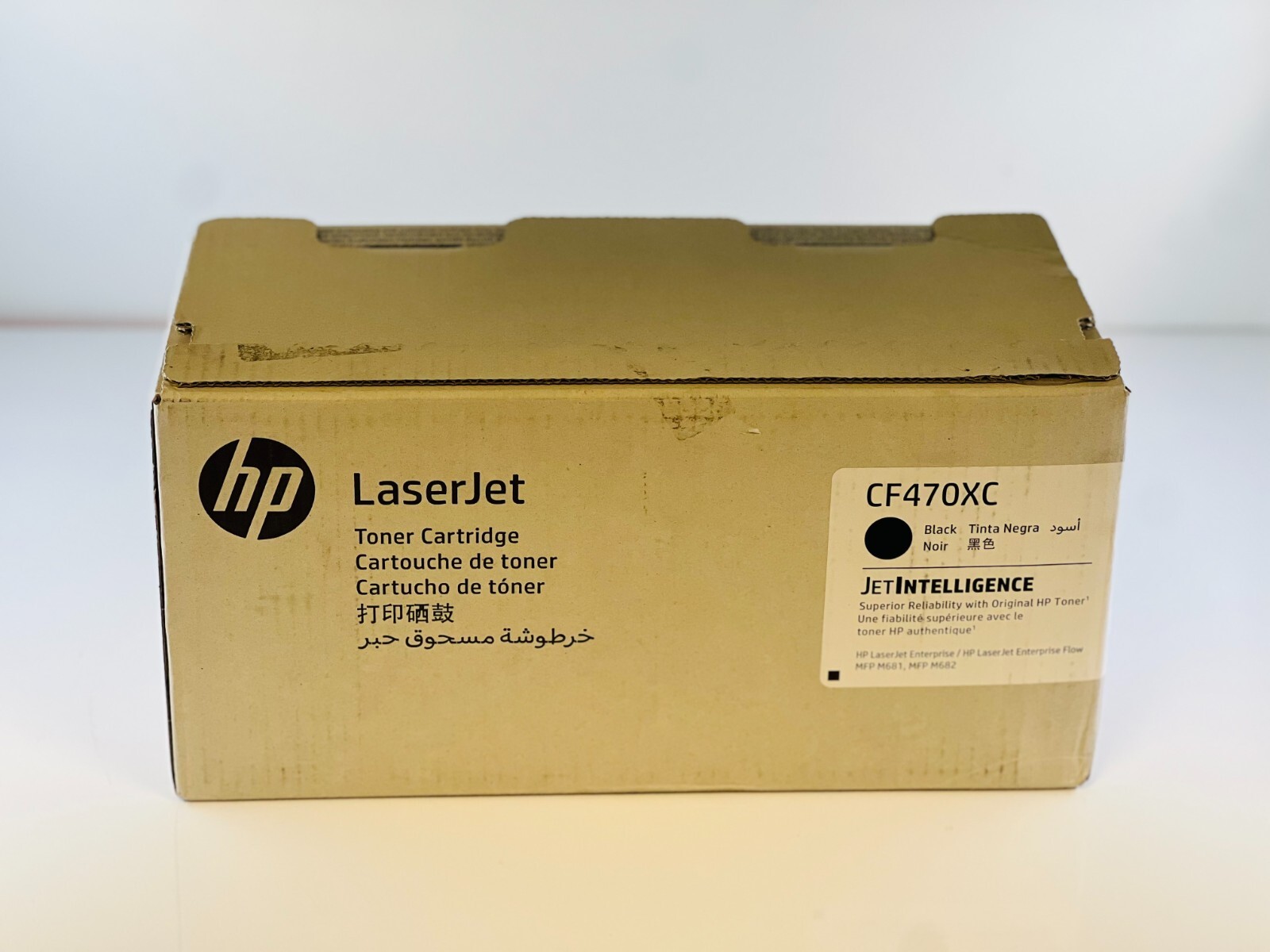 HP 657x High Yield Black Toner Cartridge CF470XC for Laser Printers-image