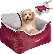 Car Seat for Small Dogs under 25 LBS - Washable Dog Booster Seat Travel Bed