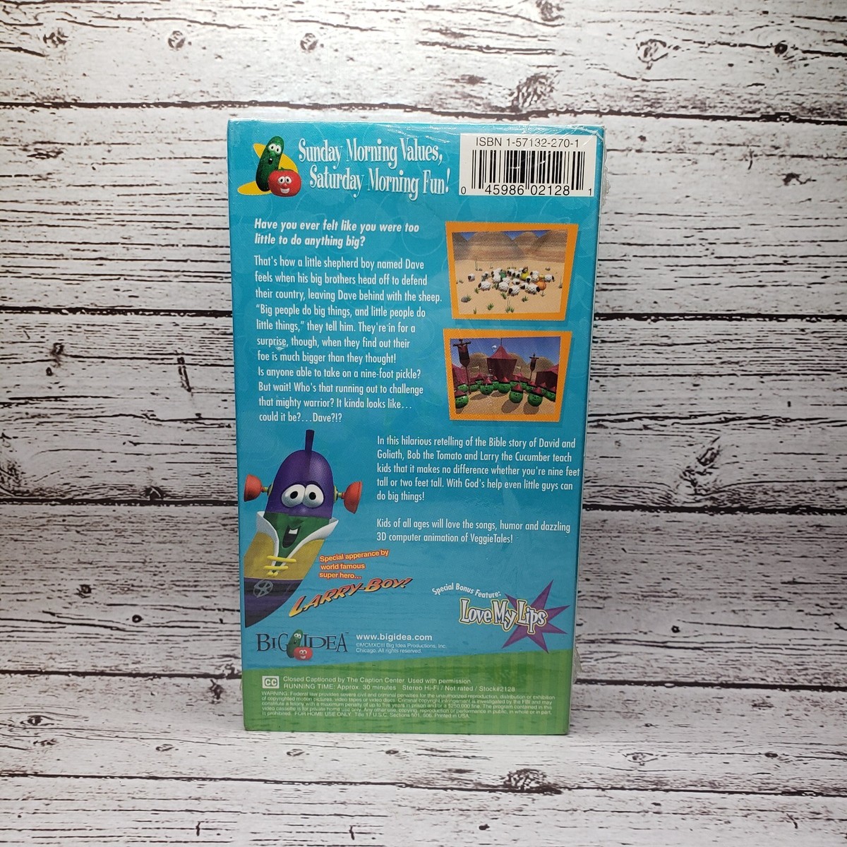 VeggieTales - Dave And The Giant Pickle (VHS, 1998) for sale