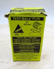 CHERNE Industries 270-024 Test-Ball Plug 2" (50mm) Pneumatic