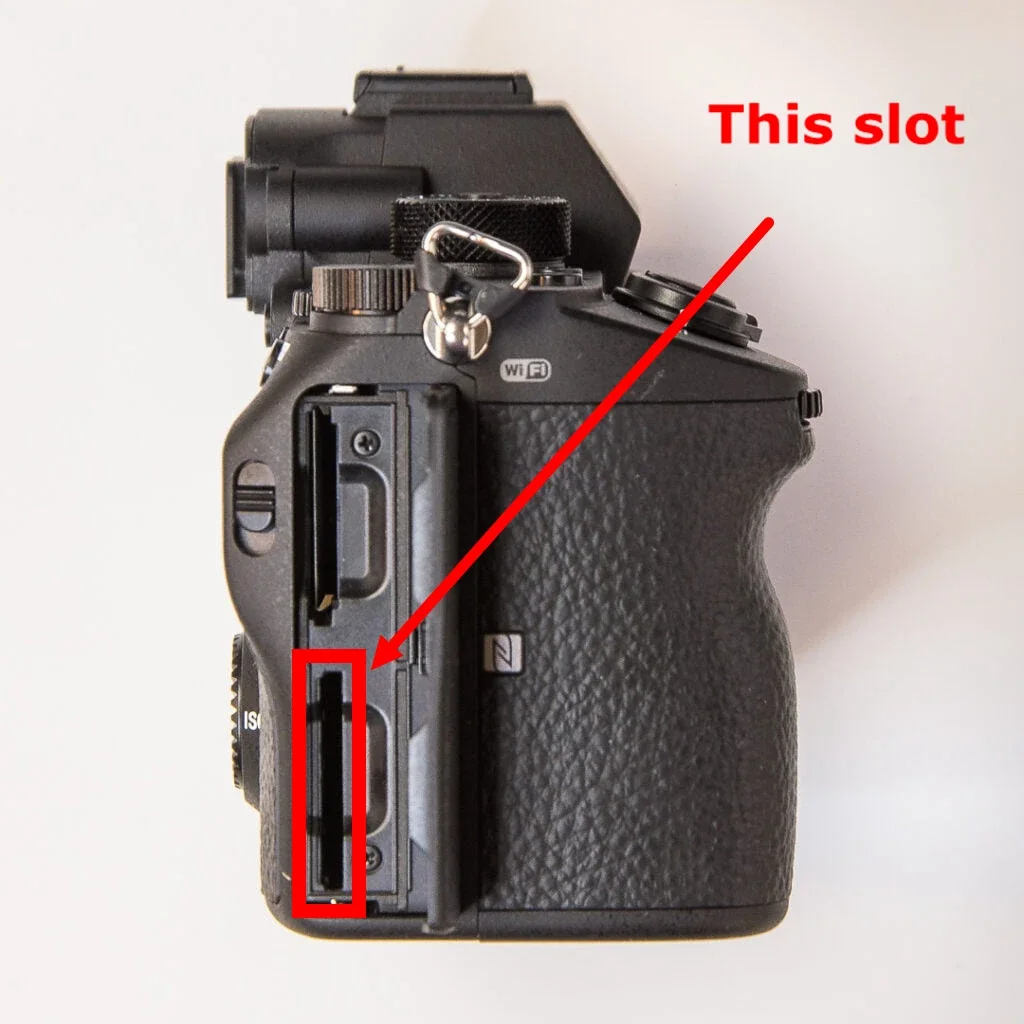 For Sony A7III A7RIII SD Card Slot Memory Reader Connector Holder