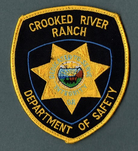 Crooked River Ranch Oregon Safety Police Patch