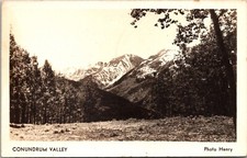 Postcard Colorado Elk Mts Keefe Peak Annie Basin Rockies CONUNDRUM RPPC JB2