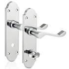 XFORT® Richmond Scroll Bathroom Polished Chrome Door Handles 1 Pair