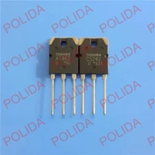 1pair or 2PCS Transistor TOSHIBA TO-3P 2SA1962/2SC5242 A1962/C5242