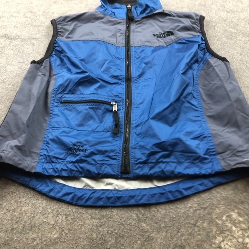 Vintage The North Face Vest Womens Small Blue Gray Gore Activent - Picture 2 of 8