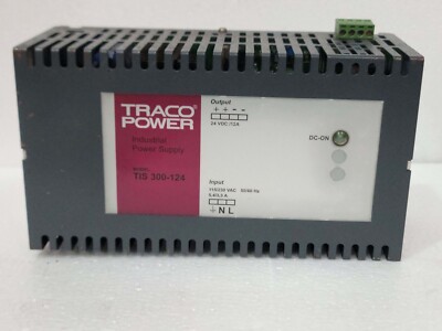 TRACO POWER TIS 300-124 INDUSTRIAL POWER SUPPLY