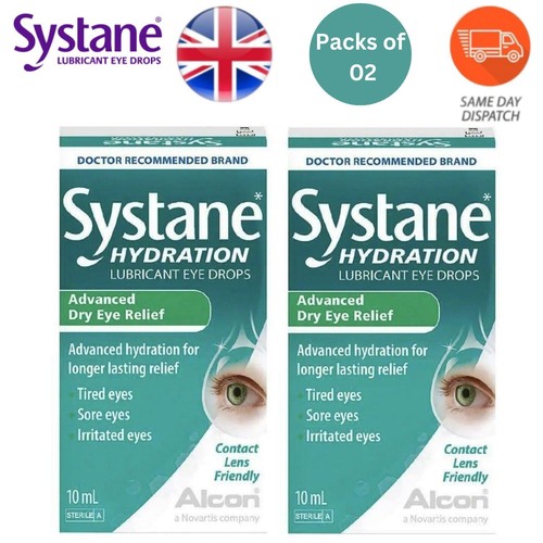 2X Systane Advanced Hydration Lubricant Eye Drops Contact Lens Friendly