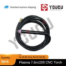 SG-55A 7.6M 25ft High Frequency Pilot Arc AIR Plasma Straight CNC Torch