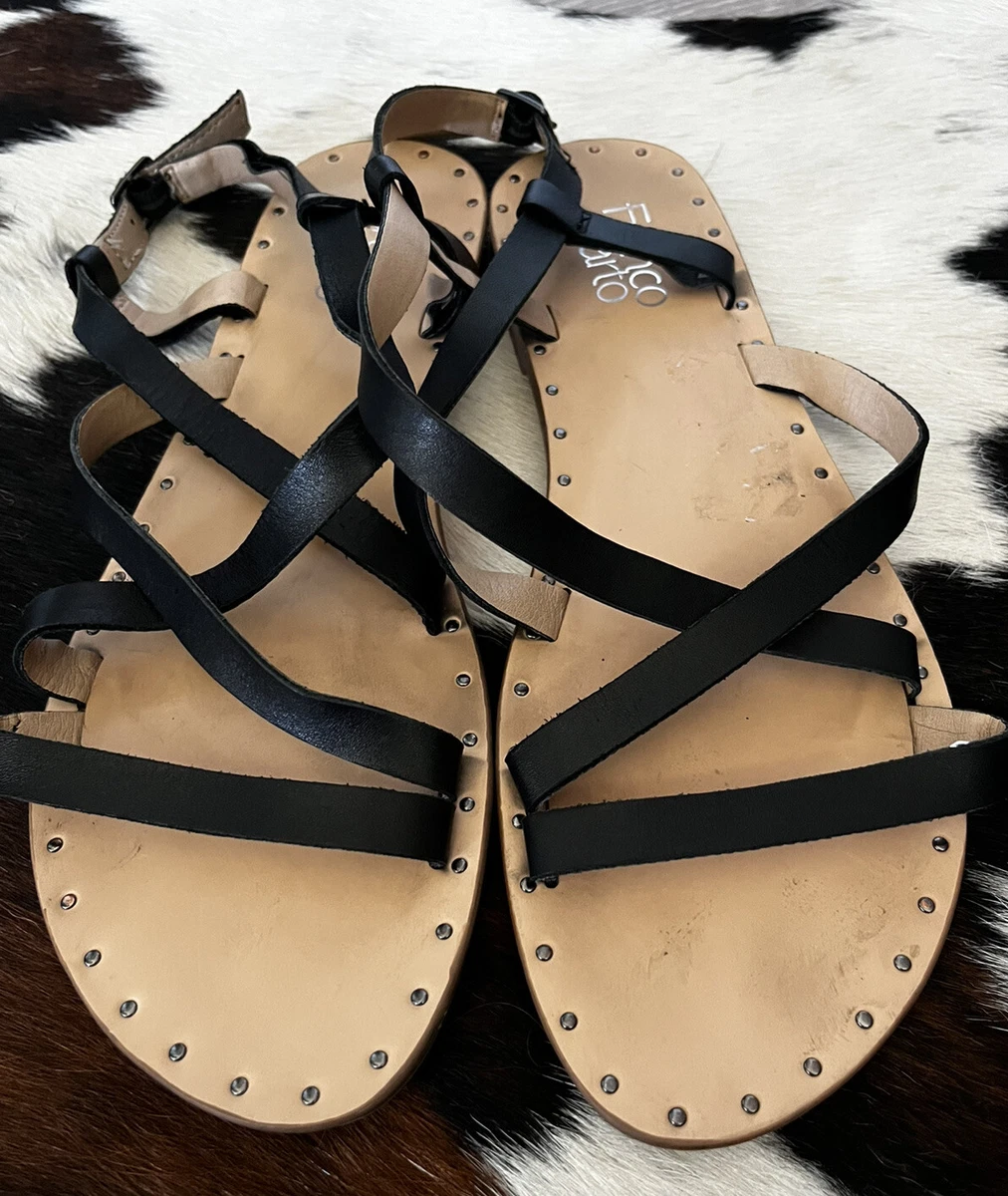 Cute brown clearance strappy sandals