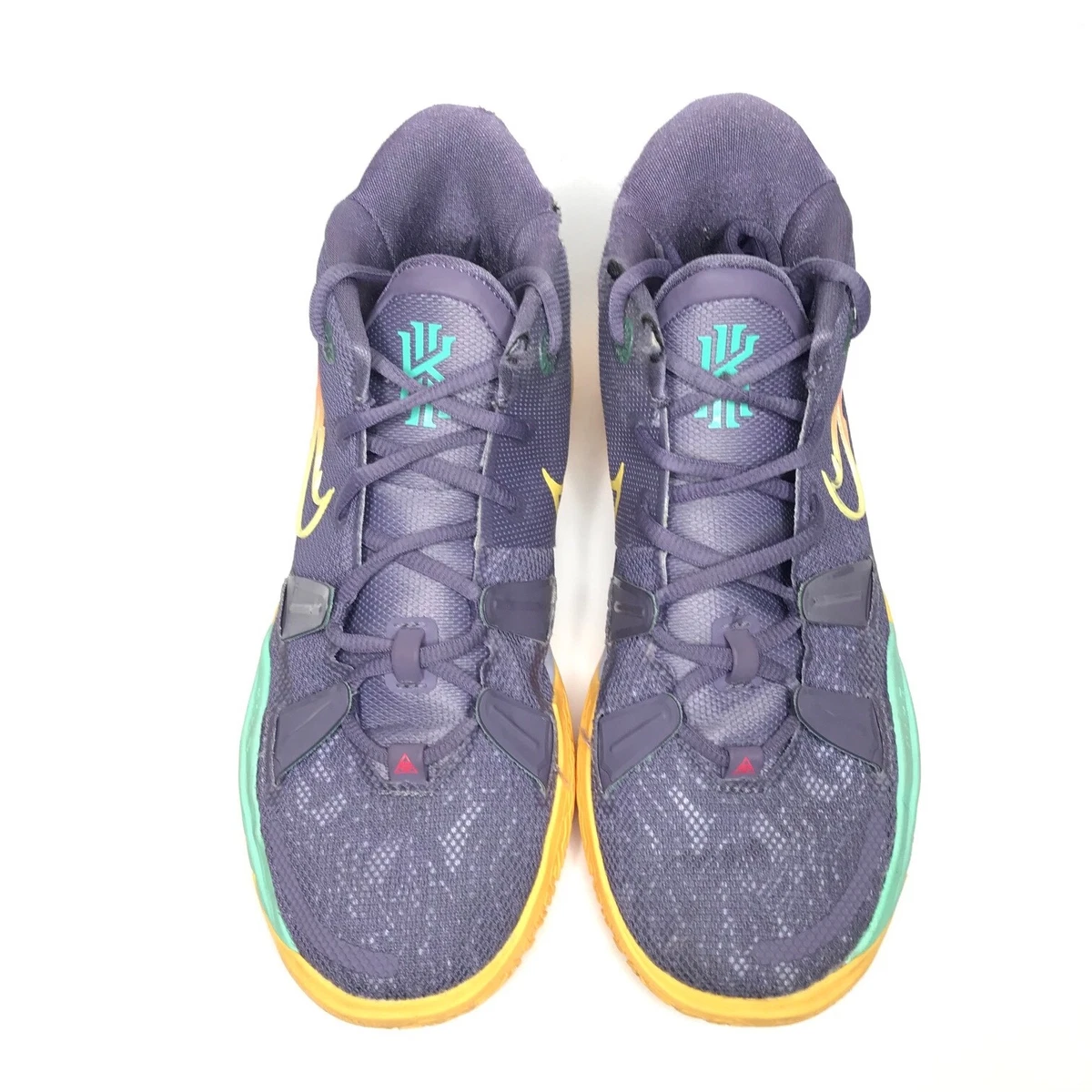 Nike Kyrie 7 Daybreak Shoes Sneakers Sz 6Y Youth Purple Yellow