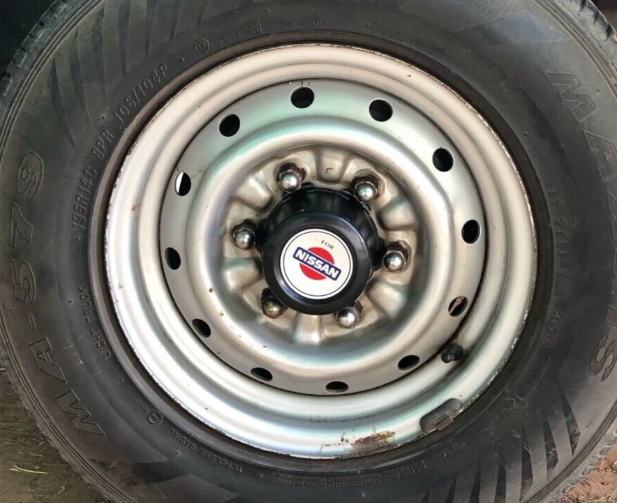 NISSAN NAVARA D21 D22 PATHFINDER HARDBODY FRONTIER CENTER HUB CAP WHEEL BIG-M TD - Image 4 of 4