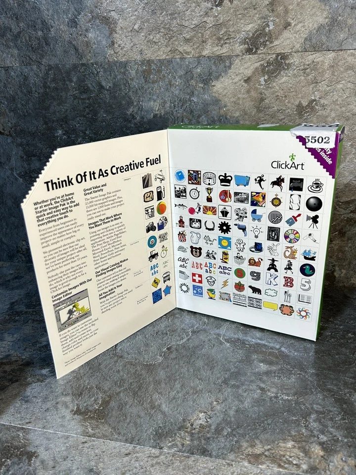 Click Art 40,000 Starter Image Pak Software 4 PC Users Guide Visual Catalog 3CDs - Image 3 of 4