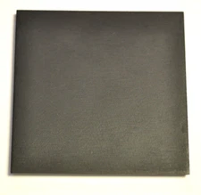 Burke & James 4x4"  BLANK wood lens board. NOS.