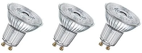 Osram Set 3 Lampadine LED PAR16 GU10 In Vetro Con Riflettore 2700K Warm White - Immagine 2 di 4