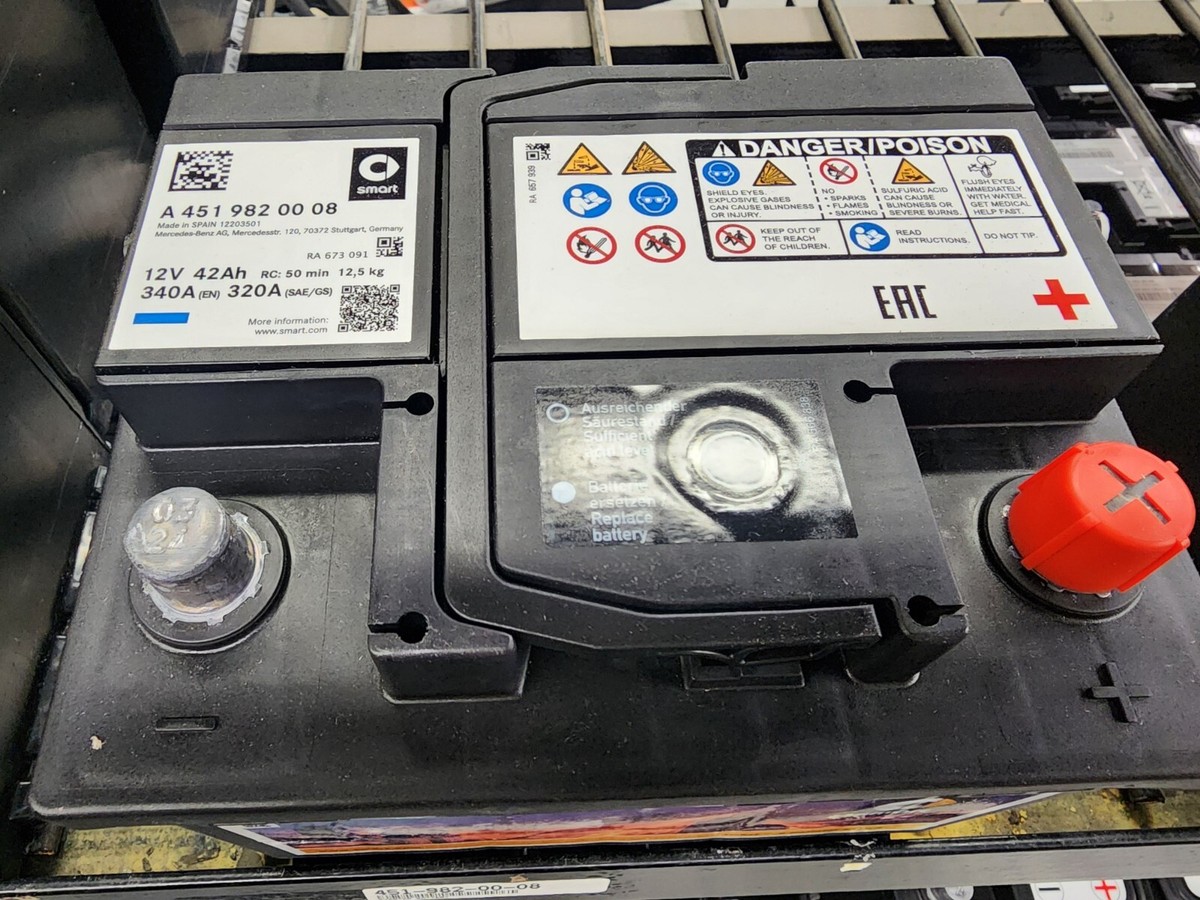 A4519820008 NEW/OEM 12V 42Ah 320/340W SMART MERCEDES-BENZ MAIN