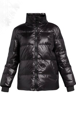 White Label kurze Daunenjacke in Schwarz