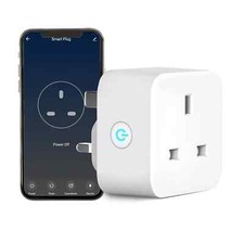 Smart Plug with Energy Monitoring 13A for Alexa & Google Voice Control 1 Pack