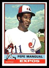 1976 Topps Pepe Mangual #164 - Montreal Expos