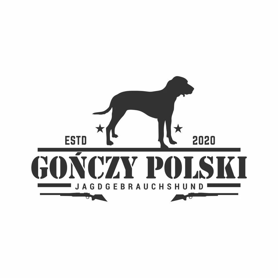 Gonczy Polski Aufkleber Auto Hund Jäger Jagd Pointer Sticker Jagdgebrauchshund - Bild 3 von 4