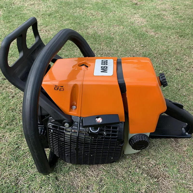 MS660 Gasoline 92CC power chainsaw 2 strokes 5.2kw saw chain no