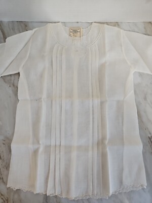 Vintage Handmade Blouse Shirt Toddler Philippines Hand Sewn And Hand Embroidered