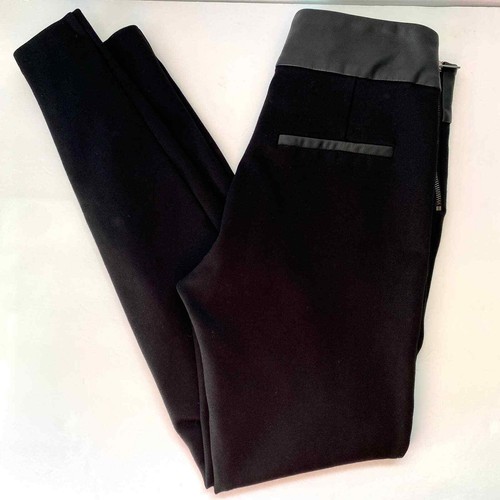 Zara Trafaluc Ponte Knit Leggings Faux 