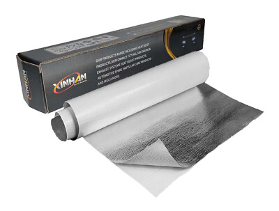 Xinhan Black Aluminum Sheet Self-Adhesive Fiberglass Thermal Insulation Reflective Mat - 201355758