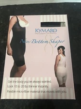 Kymaro Bottom Shaper Black Lifts & Smooths Slimmer~Size medium M 2 New Sealed