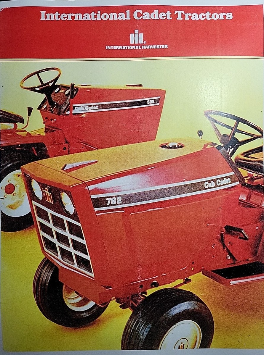 Cub Cadet Red Lawn Tractor IH Cub Cadet 182 282 382 482 582 682
