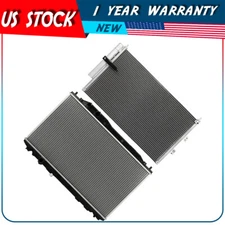 Radiator and AC Condenser Kit For 2006-2011 Acura CSX 2006-2011 Honda Civic