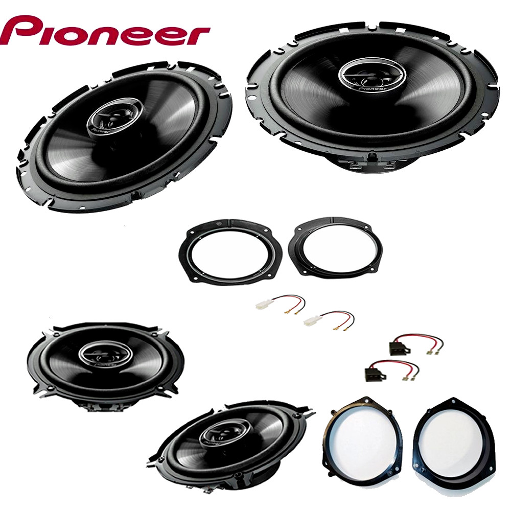 Kit 4 casse altoparlanti anteriori e posteriori PIONEER FIAT BRAVO