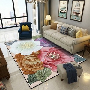 3d Floral Printing Carpets And Rugs Living Room Flower Decor Floor Mat Sofa 2020 Ebay