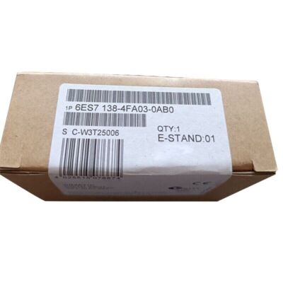 6ES7 138-4FA03-0AB0 NEU SIEMENS 6ES7138-4FA03-0AB0 ELECTRON MODULE F ET200S
