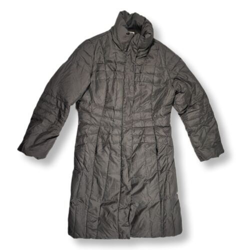 Women's Grey Calvin Klein L - Premium Duck Down puffer jacket / coat - Long - Afbeelding 1 van 9