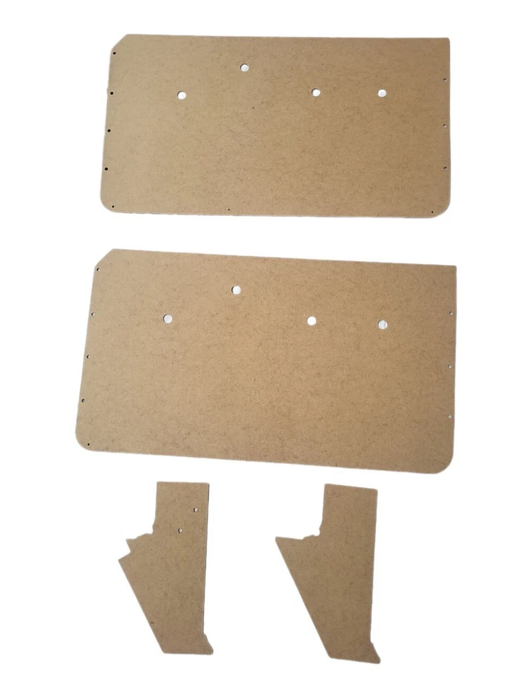 一对手动前门板带踢板适合吉普 J 系列 73-88 — 第 2/4 张图片