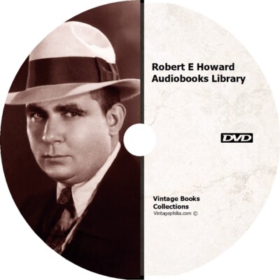 * ROBERT E. HOWARD COLLECTION * 16 AUDIOBOOKS on MP3 DVD * BOOKS AUDIO
