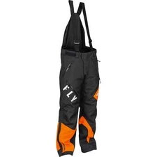 Fly Racing SNX Pro Insulated Snowmobile Pant - Black / Orange - 470-6402