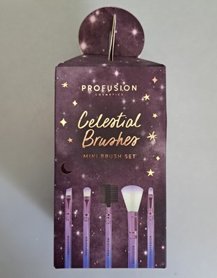 Profusion Cosmetics Celestial Brush Set - 5 Mini Pinsel - Brandneu im Karton 