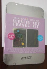 New Sealed Mini Art 101 Scratch Art Travel Kit (Scratch to Reveal)