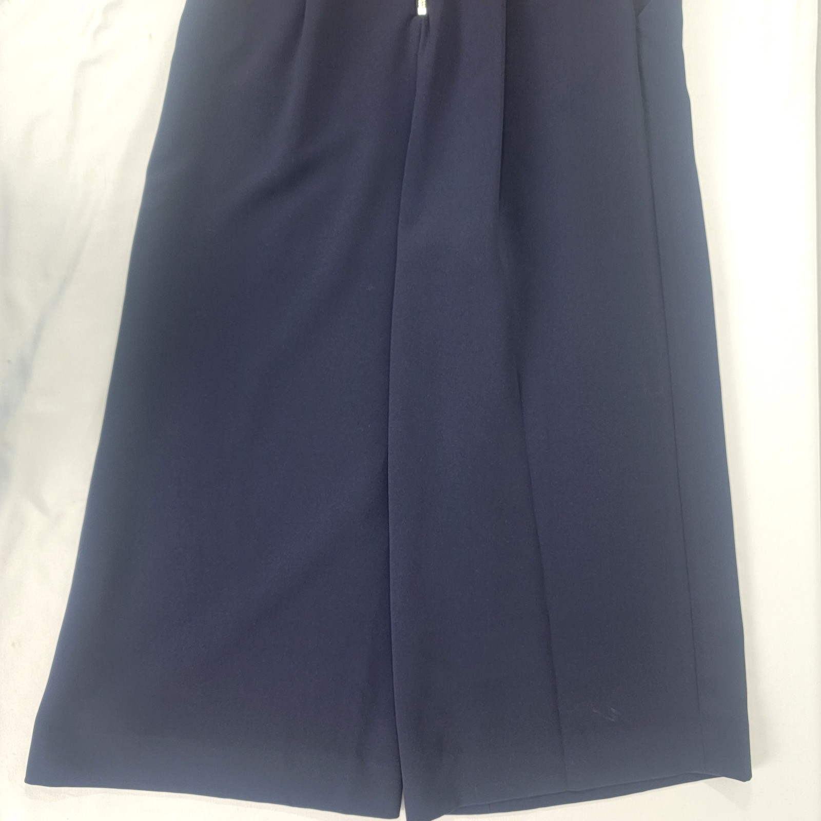 Ted Baker Women's Sculpted Sleeve Jumpsuit Navy Blue & Red NEW US Size 4 $329. image 7