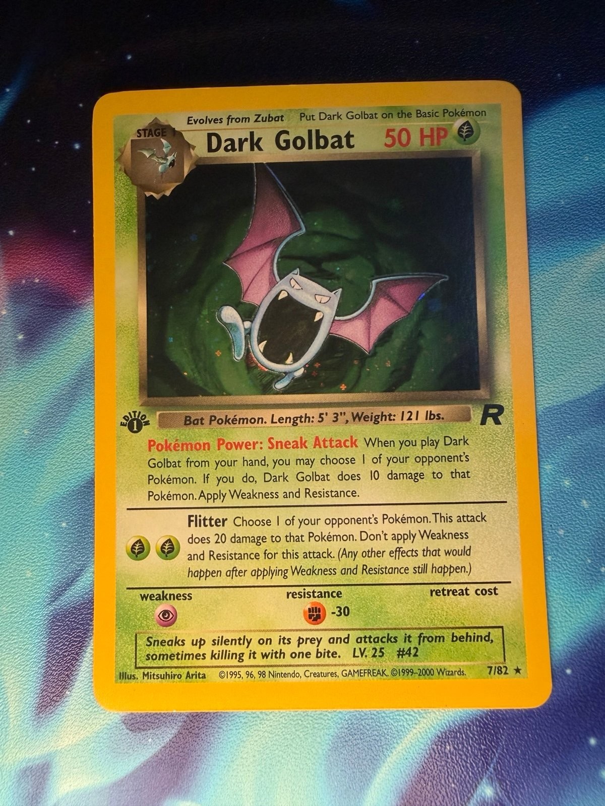 Dark Golbat 7/82 Team Rocket Holo
