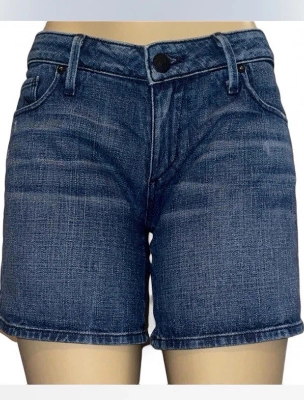 True Religion Cassie Jean Shorts Women’s Size 29 Made in USA Bermuda Denim