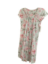 Miss Elaine Nightgown Pajamas Super Soft Floral NEW