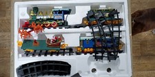 Vintage 1992 Toy State Christmas Train Set, Dam/Reindeer, Missin Elves Car,AS-IS